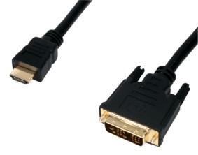DVI - HDMI kaabel 1.5m, kullatud kontaktid - Pilt 1 / 500px