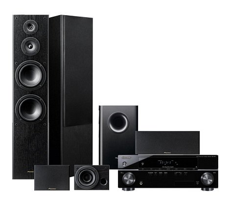 5.1 Kodukino komplekt Pioneer VSX-420 + S-ES3TB + S-21W - Pilt 1 / 500px