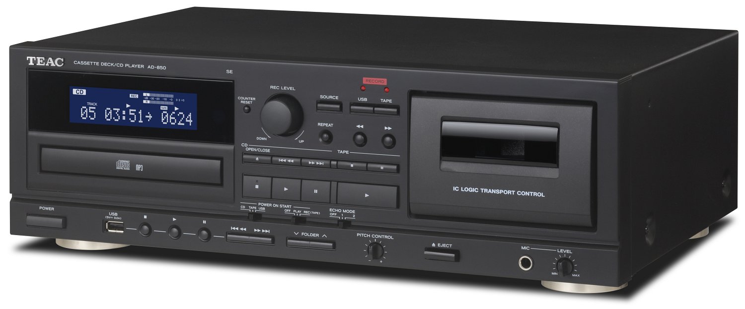TEAC AD-850-SE (CD + Cassette-player + USB) pilt 2