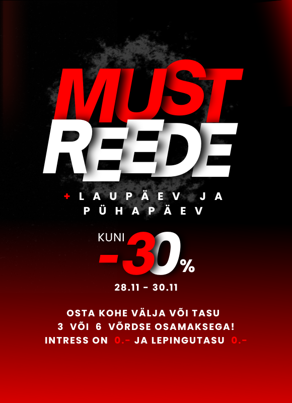 Must reede - hinnad all kuni 30%
