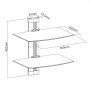 Audio - videotehnika  riiul seinale Maclean MC-662 - Pilt 6 / thumb