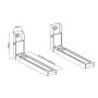Keskkõlari seinakinnitus Maclean MC-915B (Black) - Pilt 6 / thumb