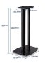 Kõlarite jalad Wharfedale ST-1 BLACK (paar) - Pilt 4 / thumb