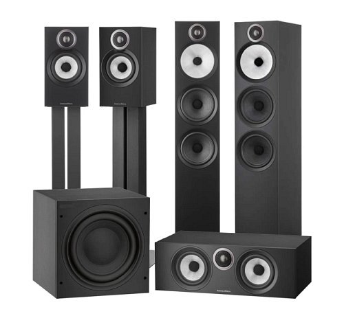5.1 kõlarite komplekt Bowers & Wilkins 603+607+HTM6+ASW610 S3 komplekt (600 series) - Pilt 1 / 500px