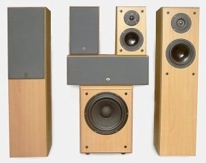 Kodukino kõlarite komplekt + subwoofer HP-512T + HA-620W - Pilt 1 / 500px