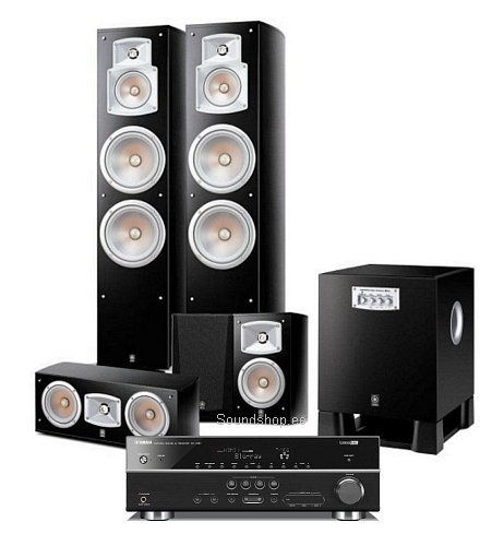 5.1 Kodukino komplekt Yamaha RX-V667 + NS-777 + NS-333 + NS-C444 + YST-SW315 - Pilt 1 / 500px