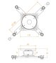 Projektori kinnitus lakke Omnimount 3N1-PJT - Pilt 6 / thumb