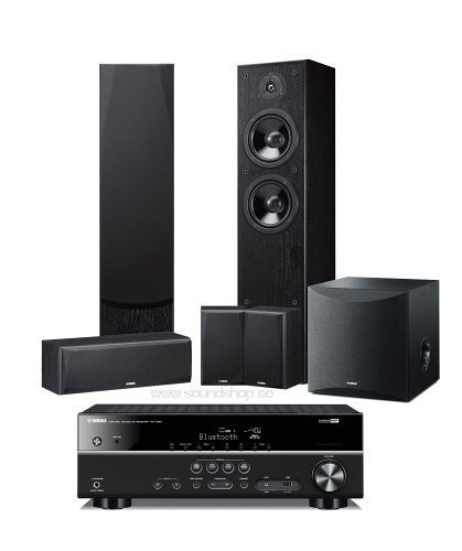 5.1 kodukino komplekt Yamaha RX-V485 + NS-51 + NS-SW100 - Pilt 1 / 500px