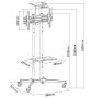 Teleri statiiv Maclean MC-661 (TV Trolley stand) - Pilt 4 / thumb